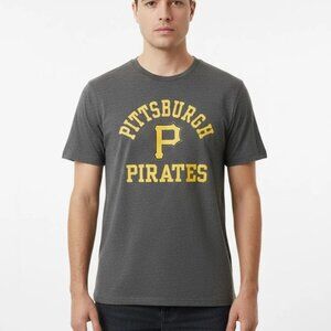 Men's Mens Heathered Gray Pittsburgh Pirates Victory Arch T-Shirt Size Large NWT